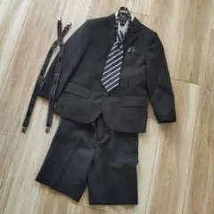 hiromichi nakano スーツ 120サイズ サスペンダー付き