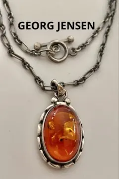 GEORG JENSEN ジョージジェンセン 琥珀 アンバー ネックレスのサムネイル