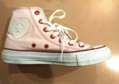 最終値下げコンバース ALL STAR ピンク ハイカットハート23.5