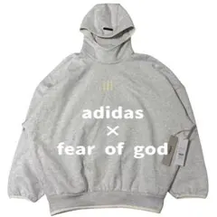 新品タグ付 アディダス×フィアオブゴッド Athletics フーディ グレー