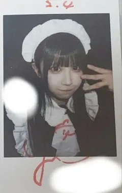 宇野ゆり サインあり チェキ - メルカリ