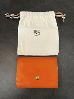IL BISONTE 二つ折り財布 オレンジのサムネイル
