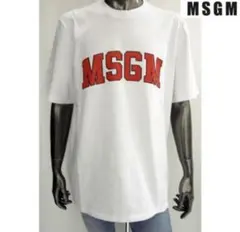 MSGM ロゴ Tシャツ ホワイト