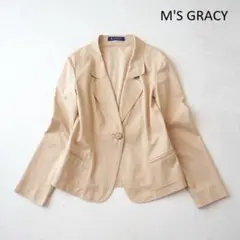 M'S GRACY エムズグレイシー コットン ジャケット カメリアボタン 40のサムネイル