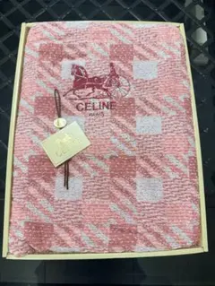 CELINE セリーヌ タオルケット ピンク 未使用品A - メルカリ