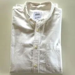【GLOBAL WORK】 オックスフォード ボタンダウンシャツ 白 L