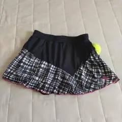 DIADORA テニススコート ブラック チェック／М