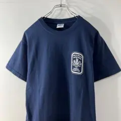 FAIRFAX 背面 消防士 グラフィック ビッグ プリント ニット Tシャツ