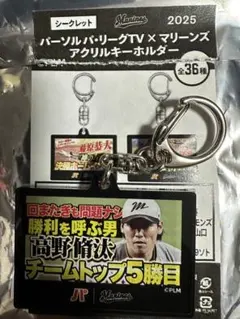 パ・リーグTV パテレ 千葉ロッテマリーンズ アクキー 高野 脩汰