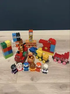 アンパンマン ブロックセット フィギュア付き