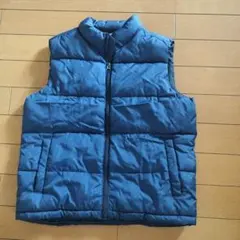 紺色　中綿ベスト 120cm位