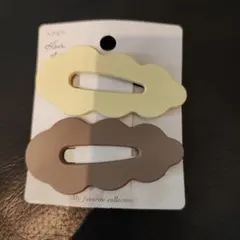 パッチンピン 韓国風 髪留め ヘアピン ヘアアクセサリー　もくもくパッチンピン