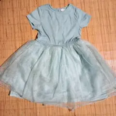 H&M ミントグリーン ドレス 122/128 130cm