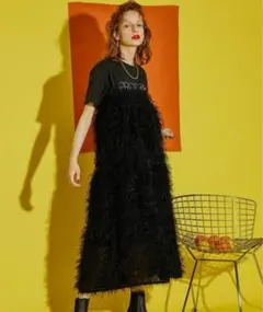 フリンジジャガード2WAYベアワンピース MAISON SPECIAL