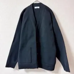 グローバルワークブラック【S】長袖カーディガン ニットブラック 黒 古着