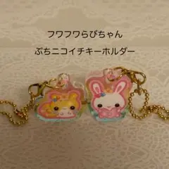 フワフワらびちゃん ぷちニコイチキーホルダー おそろい 平成 磁石でつながるのサムネイル