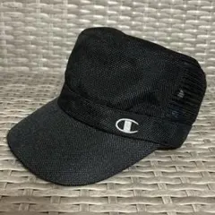 Champion ブラック メッシュキャップ