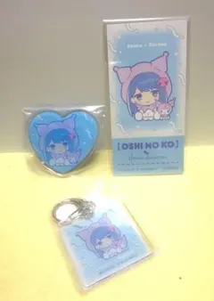 推しの子 サンリオ アクキー マグネット 特典カード あかね × クロミ