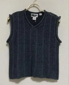 DKNY JEANS ノースリーブ　ニット　ベスト　ダナキャラン　ニューヨーク