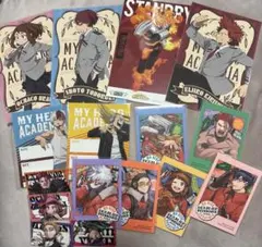 ヒロアカ アニメイト特典 ポストカード ジャンプGIGA ステッカー まとめ売り