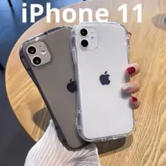 最新✴️iPhoneケース カバー 透明 iface風 11 クリア