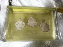 ちいかわ うさぎ　クリア メッシュ ポーチ