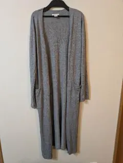H&M ロングカーディガン グレー 長袖