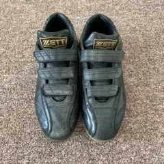 ZETT ブラック スパイクシューズ 25.5cm