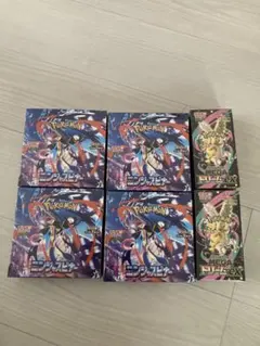 ポケモンカードニンジャスピナー4BOXメガドリームex2BOX シュリンク付き