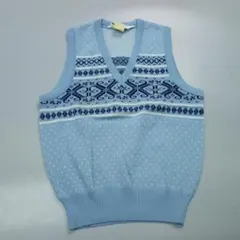 m*i様 9898美品 フクゾー 横浜元町 ウールニット ベスト レディース 3のサムネイル