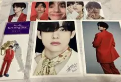 BTS DICON V テヒョン テテ アクリルキーリング、トレカ、写真セット
