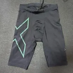 2XU MCS コンプレッション ショートタイツ　Mサイズ 緑のサムネイル