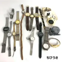 ジャンク品　メンズレディース腕時計まとめ売り　80個 腕時計 まとめ売り 15点セット クォーツ レディース メンズ ジャンク