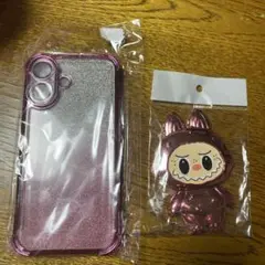 iPhone16携帯ケースピンク