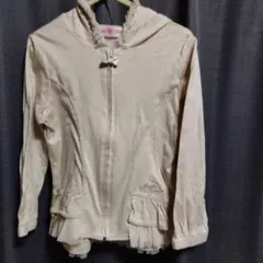 「可愛い」メゾピアノジャケット１２０cmベージュ