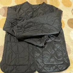 UNIQLO アウター　キルティング　黒　150㎝