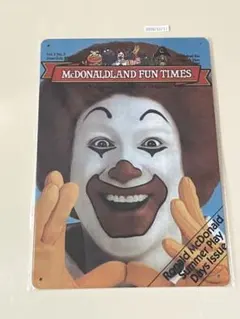マクドナルド MCDONALDLAND ブリキ看板 インテリア
