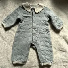 バースデイ/ベビー/カバーオール/くま柄/くすみ系