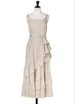 Bellina Ruffled Long Dress S - メルカリ