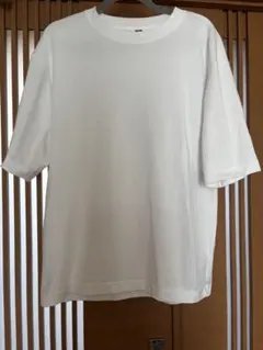 UNIQLO U クルーネックTシャツ ホワイト Lサイズ 半袖 シンプル