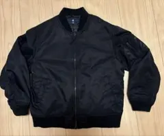 UNIQLO キッズ　MA-1 ブラック　130