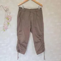 エニィファム オンワード樫山 クロップドパンツ【1】ブラウン カジュアルのサムネイル