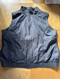 90年代　Y2K Nike 黒 ジップアップベスト XL
