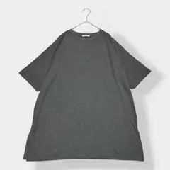 iro no hi イロノヒ ビッグシルエット 半袖 Tシャツ チャコールグレー