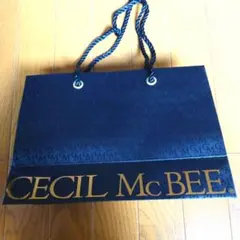 セシルマクビー　ショップ袋　CECIL McBEE