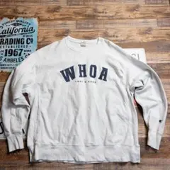 Champion リバースウィーブ WHOA THAT’S GOOD スウェット