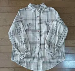 to blossom　チェックシャツ　ジャケット　未使用