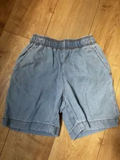 GU キッズ デニムハーフパンツ 120cmまとめ割あり