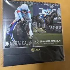 JRA 2026 CALENDAR 卓上カレンダー　競馬