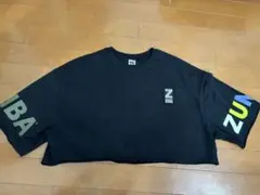 オーバーサイズ ブラック Tシャツ カラフルプリント
